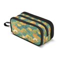 thumbnail image 1 of FORMRS Pencil Case with 3 Compartments School Large Capacity Zipper Pen Pouch Stationery Organizer, Whimsical Dinosaur Pattern, 1 of 8
