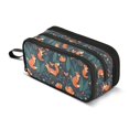 thumbnail image 1 of FORMRS Pencil Case with 3 Compartments School Large Capacity Zipper Pen Pouch Stationery Organizer, Whimsical Foxes Pattern, 1 of 8
