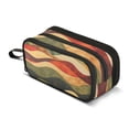 thumbnail image 1 of FORMRS Pencil Case with 3 Compartments Zipper Pouch, Elementary School Level and up, Abstract Desert Pattern, 1 of 8