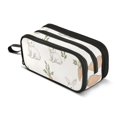 thumbnail image 1 of FORMRS Pencil Case with 3 Compartments Zipper Pouch, Elementary School Level and up, Beige Rabbits and Carrots, 1 of 8