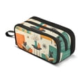 thumbnail image 1 of FORMRS Pencil Case with 3 Compartments Zipper Pouch, Elementary School Level and up, Black Cats Reading, 1 of 8