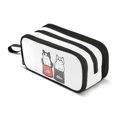 thumbnail image 1 of FORMRS Pencil Case with 3 Compartments Zipper Pouch, Elementary School Level and up, Black Chubby Cat, 1 of 8