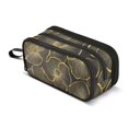 thumbnail image 1 of FORMRS Pencil Case with 3 Compartments Zipper Pouch, Elementary School Level and up, Black Flower Pattern, 1 of 8