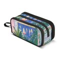 thumbnail image 1 of FORMRS Pencil Case with 3 Compartments Zipper Pouch, Elementary School Level and up, Boat Seaside, 1 of 8