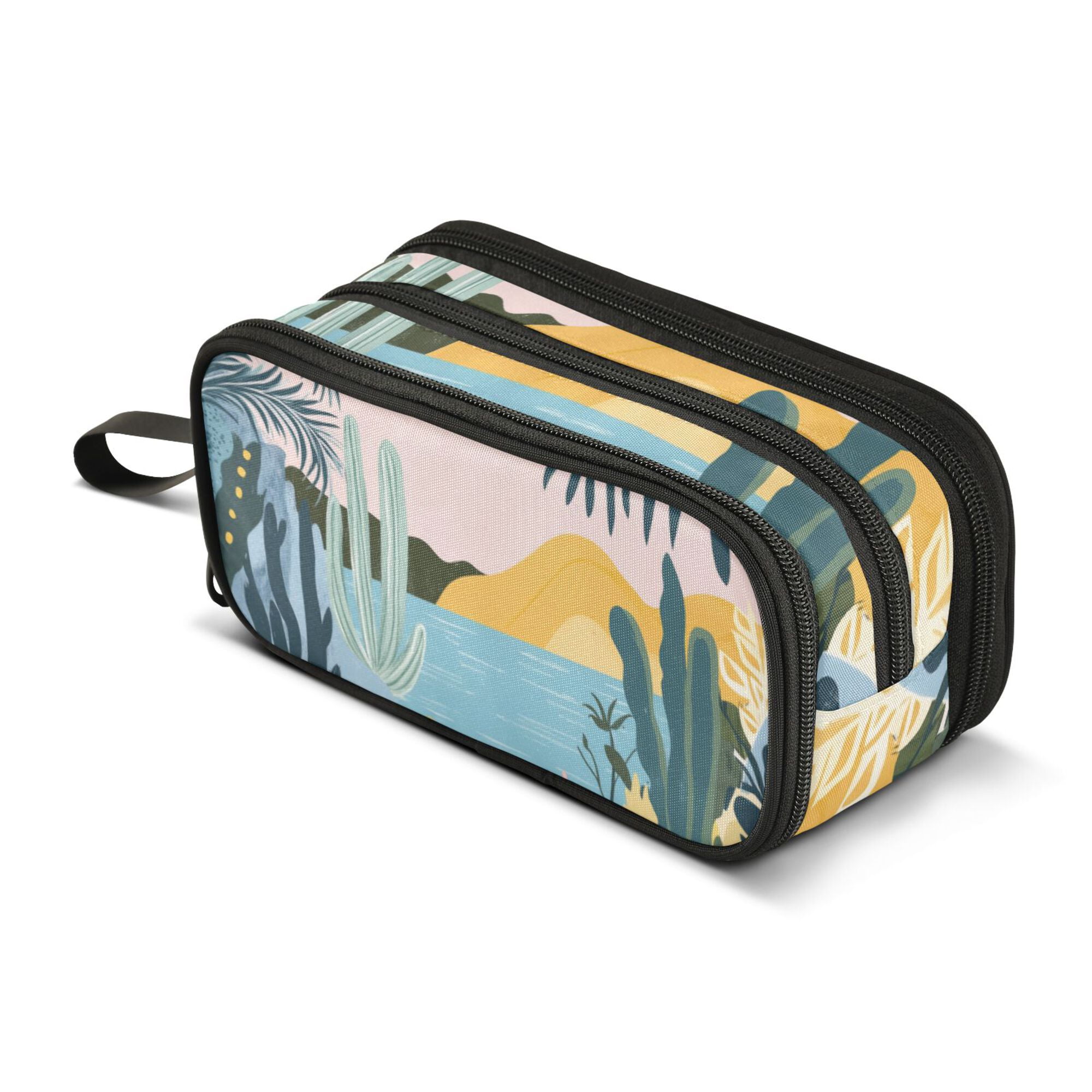 FORMRS Pencil Case with 3 Zipper Compartments Zipper School Stationery ...