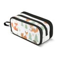 thumbnail image 1 of FORMRS Pencil Case with 3 Compartments Zipper Pouch, Elementary School Level and up, Cartoon Fox Pattern, 1 of 8