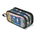 thumbnail image 1 of FORMRS Pencil Case with 3 Compartments Zipper Pouch, Elementary School Level and up, Colorful Seaside, 1 of 8