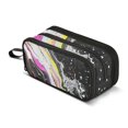 thumbnail image 1 of FORMRS Pencil Case with 3 Compartments Zipper Pouch, Elementary School Level and up, Colorful White, 1 of 8