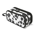 thumbnail image 1 of FORMRS Pencil Case with 3 Compartments Zipper Pouch, Elementary School Level and up, Cow Spots, 1 of 8
