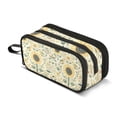 thumbnail image 1 of FORMRS Pencil Case with 3 Compartments Zipper Pouch, Elementary School Level and up, Floral Birds Pattern, 1 of 8