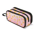 thumbnail image 1 of FORMRS Pencil Case with 3 Compartments Zipper Pouch, Elementary School Level and up, Gradient Pink Stars, 1 of 8