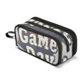 thumbnail image 1 of FORMRS Pencil Case with 3 Compartments Zipper Pouch, Elementary School Level and up, Gray Game Day, 1 of 8
