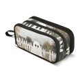 thumbnail image 1 of FORMRS Pencil Case with 3 Compartments Zipper Pouch, Elementary School Level and up, Halloween Pumpkin Field, 1 of 8