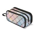 thumbnail image 1 of FORMRS Pencil Case with 3 Compartments Zipper Pouch, Elementary School Level and up, Orange Art Pattern, 1 of 8