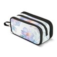 thumbnail image 1 of FORMRS Pencil Case with 3 Compartments Zipper Pouch, Elementary School Level and up, Pastel Flower Pattern, 1 of 8