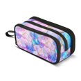 thumbnail image 1 of FORMRS Pencil Case with 3 Compartments Zipper Pouch, Elementary School Level and up, Pastel Pink Marble Pattern, 1 of 8