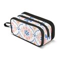 thumbnail image 1 of FORMRS Pencil Case with 3 Compartments Zipper Pouch, Elementary School Level and up, Pink Mosaic Pattern, 1 of 8