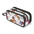 thumbnail image 1 of FORMRS Pencil Case with 3 Compartments Zipper Pouch, Elementary School Level and up, Rainbow Stars Pattern, 1 of 8