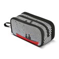 thumbnail image 1 of FORMRS Pencil Case with 3 Compartments Zipper Pouch, Elementary School Level and up, Red Boat, 1 of 8