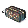 thumbnail image 1 of FORMRS Pencil Case with 3 Compartments Zipper Pouch, Elementary School Level and up, Red Christmas Light, 1 of 8