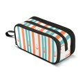 thumbnail image 1 of FORMRS Pencil Case with 3 Compartments Zipper Pouch, Elementary School Level and up, Simple Nautical Pattern, 1 of 8