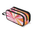 thumbnail image 1 of FORMRS Pencil Case with 3 Compartments Zipper Pouch, Elementary School Level and up, Swirling Lines, 1 of 8