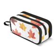 thumbnail image 1 of FORMRS Pencil Case with 3 Compartments Zipper Pouch, Elementary School Level and up, White Autumn Leaves, 1 of 8