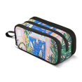 thumbnail image 1 of FORMRS Pencil Case with 3 Compartments Zipper Pouch, Elementary School Level and up, Yellow Seaside, 1 of 8