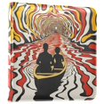thumbnail image 1 of FORMRS 3 Ring Photo Album 4"x6" Self Adhesive Large Capacity PU Leather Cover, Abstract Boat Ride, 1 of 8
