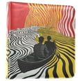 thumbnail image 1 of FORMRS 3 Ring Photo Album 4"x6" Self Adhesive Large Capacity PU Leather Cover, Abstract Boat, 1 of 8