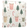 thumbnail image 1 of FORMRS 3 Ring Photo Album 4"x6" Self Adhesive Large Capacity PU Leather Cover, Beige Christmas Cups, 1 of 8