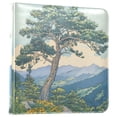thumbnail image 1 of FORMRS 3 Ring Photo Album 4"x6" Self Adhesive Large Capacity PU Leather Cover, Beige Mountain, 1 of 8