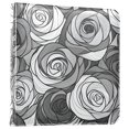 thumbnail image 1 of FORMRS 3 Ring Photo Album 4"x6" Self Adhesive Large Capacity PU Leather Cover, Black Roses, 1 of 8