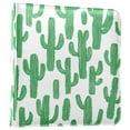 thumbnail image 1 of FORMRS 3 Ring Photo Album 4"x6" Self Adhesive Large Capacity PU Leather Cover, Cactus Pattern, 1 of 8