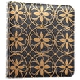 thumbnail image 1 of FORMRS 3 Ring Photo Album 4"x6" Self Adhesive Large Capacity PU Leather Cover, Classic Floral, 1 of 8