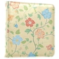 thumbnail image 1 of FORMRS 3 Ring Photo Album 4"x6" Self Adhesive Large Capacity PU Leather Cover, Colorful Flower, 1 of 8