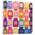 thumbnail image 1 of FORMRS 3 Ring Photo Album 4"x6" Self Adhesive Large Capacity PU Leather Cover, Colorful Jars, 1 of 7