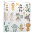 thumbnail image 1 of FORMRS 3 Ring Photo Album 4"x6" Self Adhesive Large Capacity PU Leather Cover, Cute Animal, 1 of 8