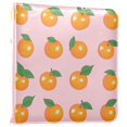 thumbnail image 1 of FORMRS 3 Ring Photo Album 4"x6" Self Adhesive Large Capacity PU Leather Cover, Cute Oranges, 1 of 8