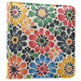 thumbnail image 1 of FORMRS 3 Ring Photo Album 4"x6" Self Adhesive Large Capacity PU Leather Cover, Dark Floral, 1 of 8