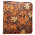 thumbnail image 1 of FORMRS 3 Ring Photo Album 4"x6" Self Adhesive Large Capacity PU Leather Cover, Fall Pattern, 1 of 8