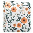 thumbnail image 1 of FORMRS 3 Ring Photo Album 4"x6" Self Adhesive Large Capacity PU Leather Cover, Flowers Pattern, 1 of 8