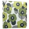 thumbnail image 1 of FORMRS 3 Ring Photo Album 4"x6" Self Adhesive Large Capacity PU Leather Cover, Gray Floral, 1 of 8