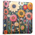 thumbnail image 1 of FORMRS 3 Ring Photo Album 4"x6" Self Adhesive Large Capacity PU Leather Cover, Large Colorful Flowers, 1 of 8