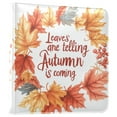 thumbnail image 1 of FORMRS 3 Ring Photo Album 4"x6" Self Adhesive Large Capacity PU Leather Cover, Leaves Pattern, 1 of 8