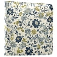 thumbnail image 1 of FORMRS 3 Ring Photo Album 4"x6" Self Adhesive Large Capacity PU Leather Cover, Light Floral, 1 of 8