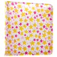 thumbnail image 1 of FORMRS 3 Ring Photo Album 4"x6" Self Adhesive Large Capacity PU Leather Cover, Light Pink Stars, 1 of 8