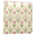 thumbnail image 1 of FORMRS 3 Ring Photo Album 4"x6" Self Adhesive Large Capacity PU Leather Cover, Pastel Green Geometric, 1 of 8