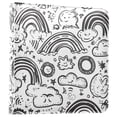 thumbnail image 1 of FORMRS 3 Ring Photo Album 4"x6" Self Adhesive Large Capacity PU Leather Cover, Rainbows, 1 of 8