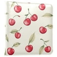 thumbnail image 1 of FORMRS 3 Ring Photo Album 4"x6" Self Adhesive Large Capacity PU Leather Cover, Red Cherry, 1 of 8